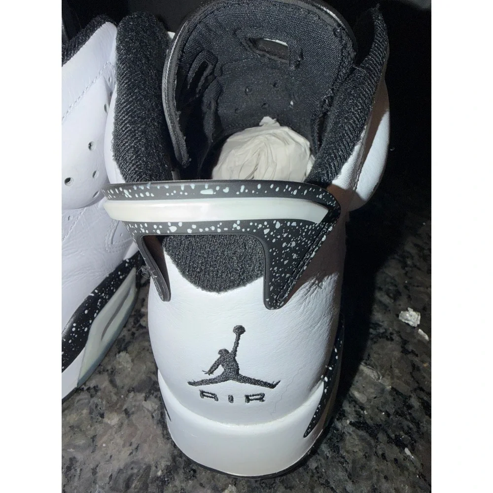 Nike Air‎ Jordan 6 Retro Olympic White Black Speckled CT8529-112 Mens Size 10
